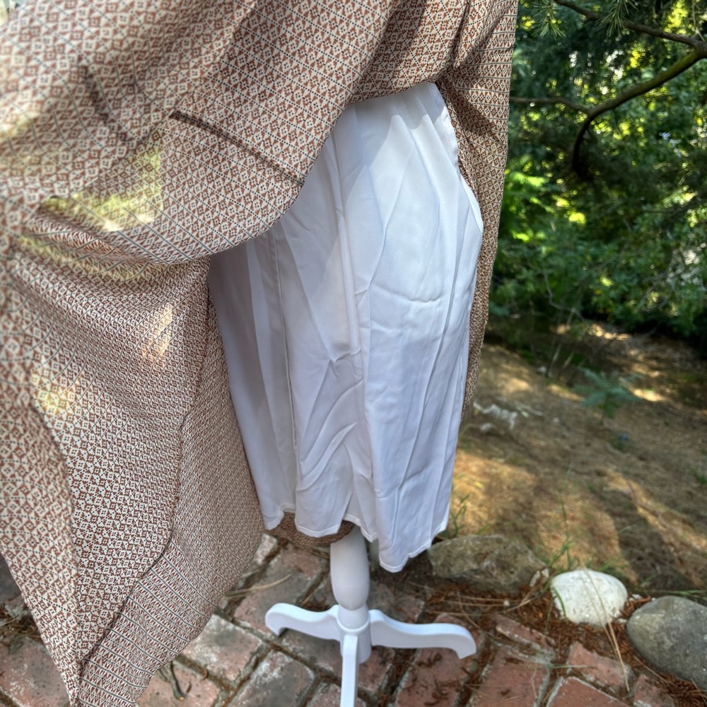 RODEBJER Tan & Black Silk Drapey Sleeveless Dress - Picture 5 of 10